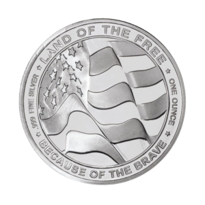 1 OZ SILVER ROUND BECAUSE OF THE BRAVE NAVY