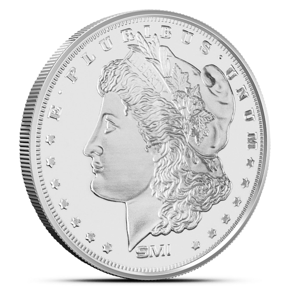 1 OZ 999 SILVER ROUND MORGAN SUNSHINE MINT