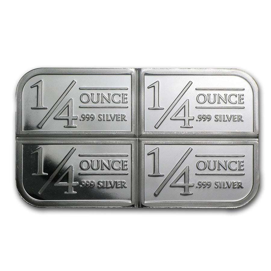 1 oz Fractional 999 Silver Bar - Stagecoach
