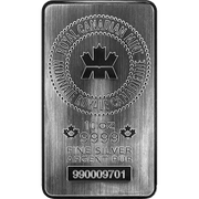 10 OZ SILVER BAR ROYAL CANADIAN MINT