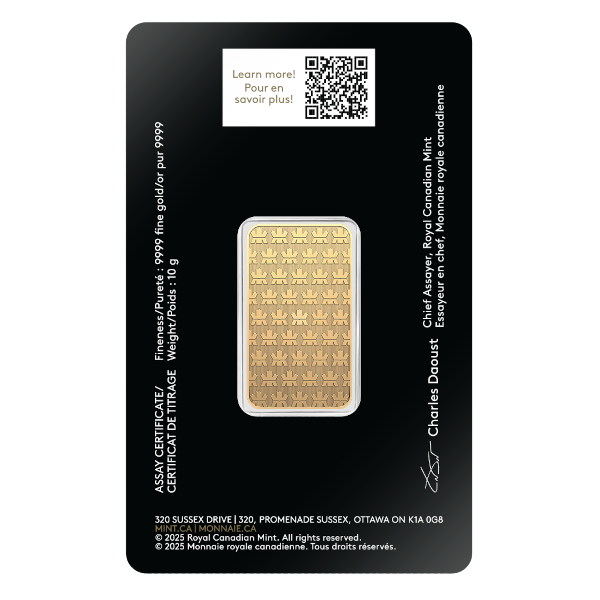 10 GRAM GOLD BAR RCM