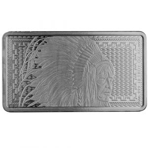 10 oz 999 Silver Liberty Trade Buffalo Bars