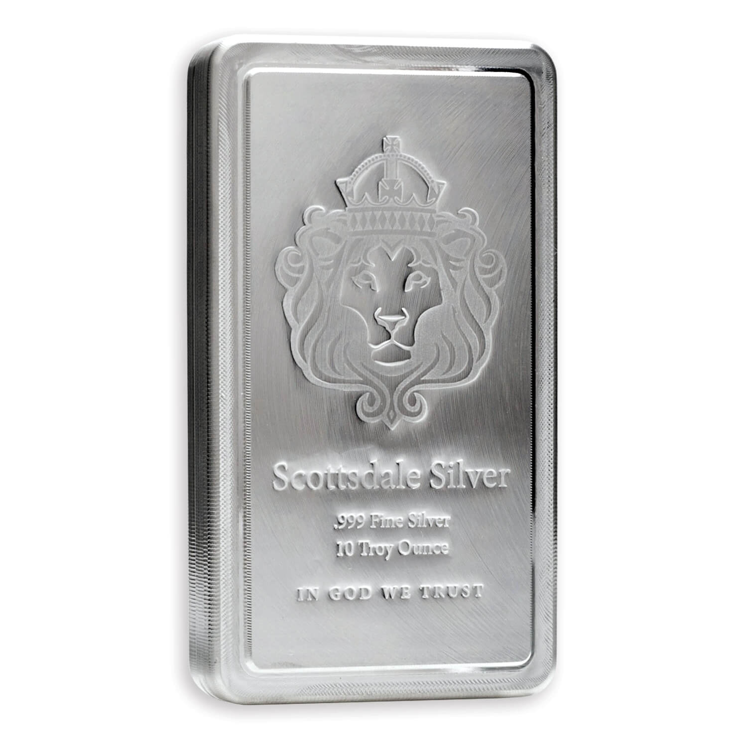 10 oz 999 Silver Scottsdale Mint Stacker Bar