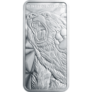 10 OZ SILVER BAR BULL AND BEAR GOLDEN STATE MINT