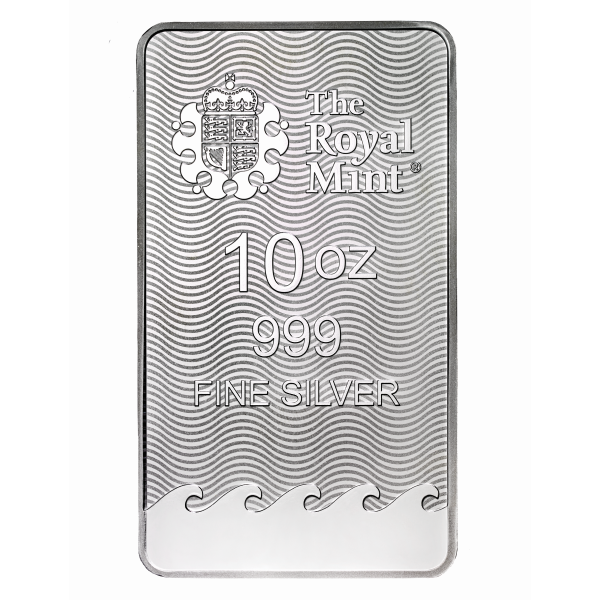 10 OZ SILVER BAR ROYAL MINT BRITANNIA
