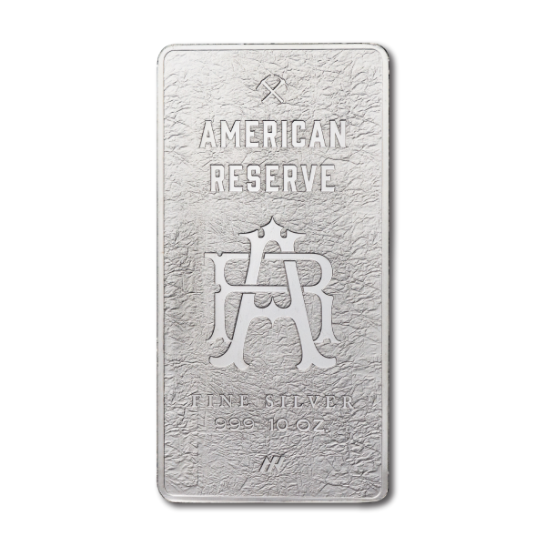 10 OZ SILVER BAR AMERICAN RESERVE COLUMBIA GODDESS ASAHI MINT