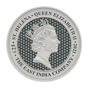 1/3 OZ PLATINUM ST HELENA ROSE CROWNED SHIELD GUINEA