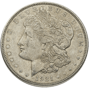 1921 Morgan Silver Dollar Circulated Condition and Various Mint Marks