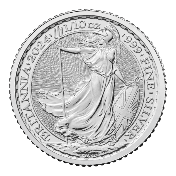 2024 1/10 OZ 999 GREAT BRITAIN SILVER BRITANNIA