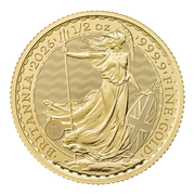 2026 1/2 OZ GREAT BRITAIN GOLD BRITANNIA