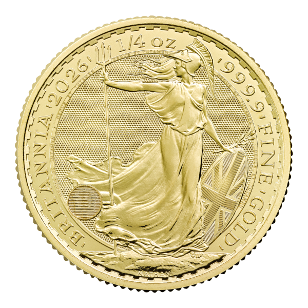 2026 1/4 OZ GREAT BRITAIN GOLD BRITANNIA