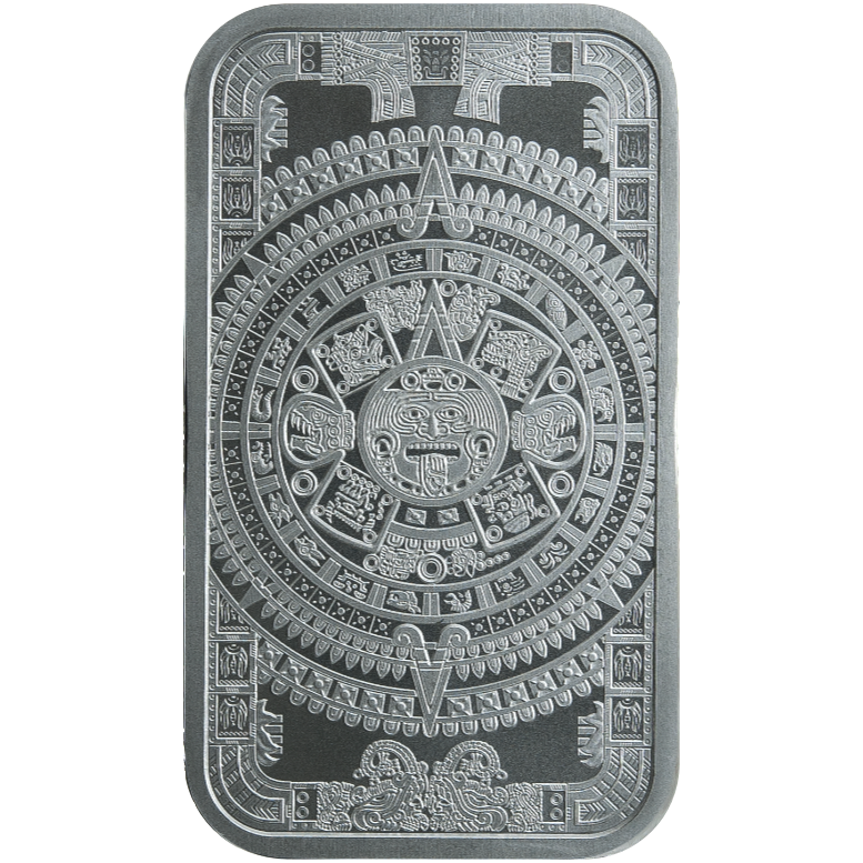 1 OZ 999 SILVER BAR AZTEC CALENDAR