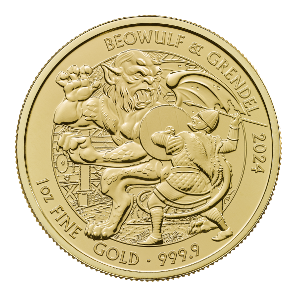 2024 1 OZ GOLD MYTHS AND LEGENDS BEOWULF
