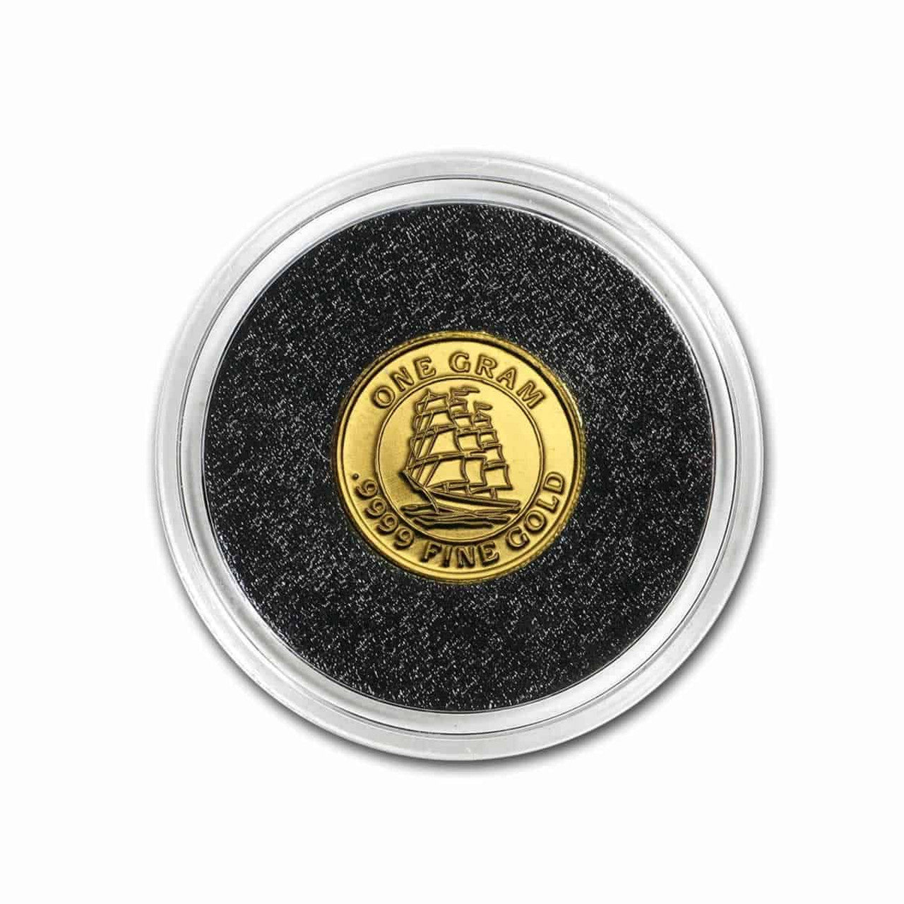 1 Gram 999 Gold Ship Round By Monarch Precious Metals