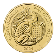 2024 1 OZ GOLD TUDOR BEASTS TUDOR DRAGON