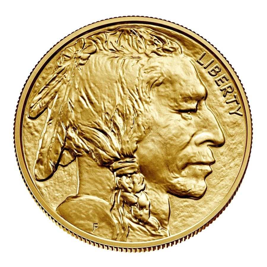 1 oz Gold Buffalo Coin Random Year BU