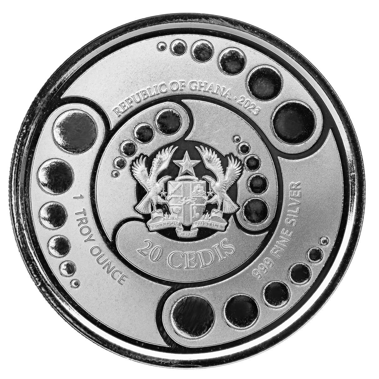 Scottsdale Mint 2023 Ghana Alien 1 oz Silver Coin