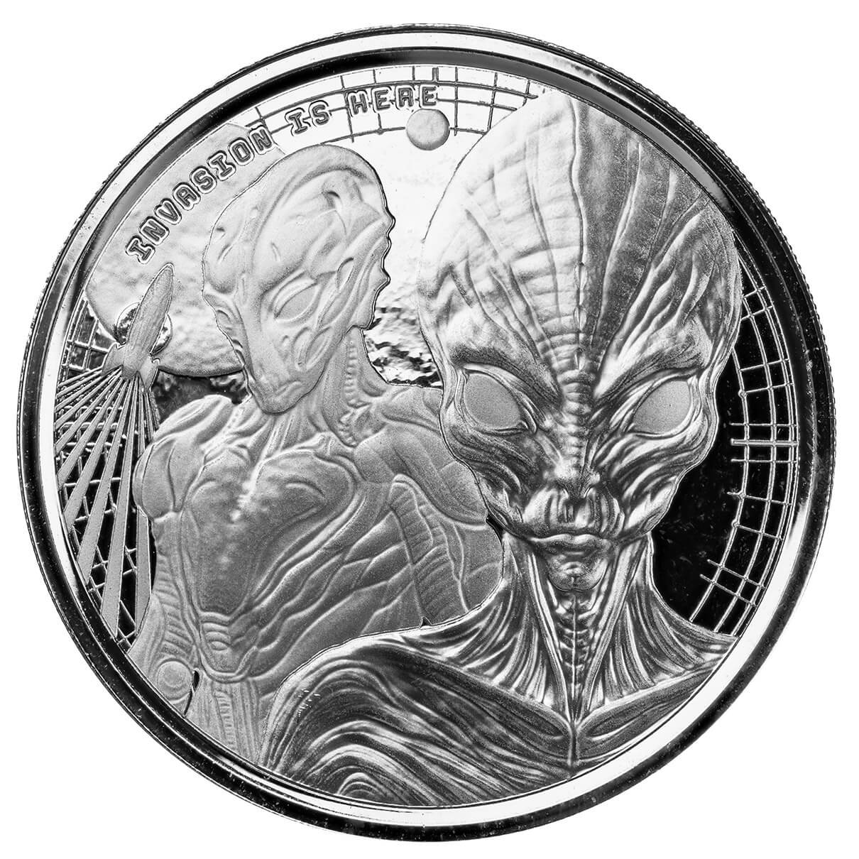 Scottsdale Mint 2023 Ghana Alien 1 oz Silver Coin