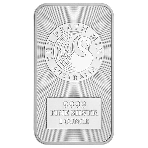 Perth Mint Kangaroo 1oz Minted 9999 Silver Bar