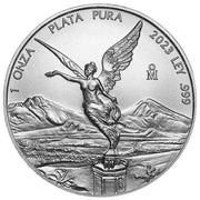 1 oz 999 Pure Silver 2023 Mexico Libertad BU
