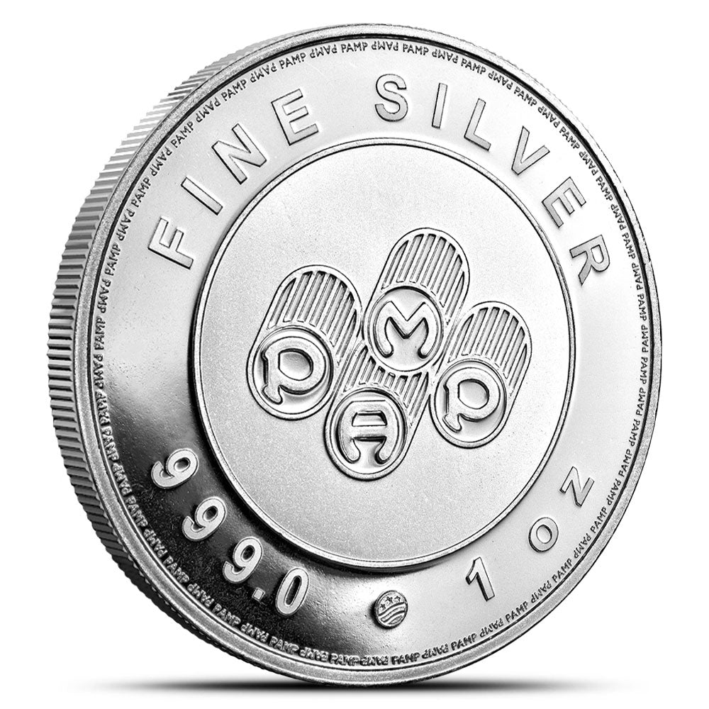 1 oz PAMP Suisse 999 Silver Round