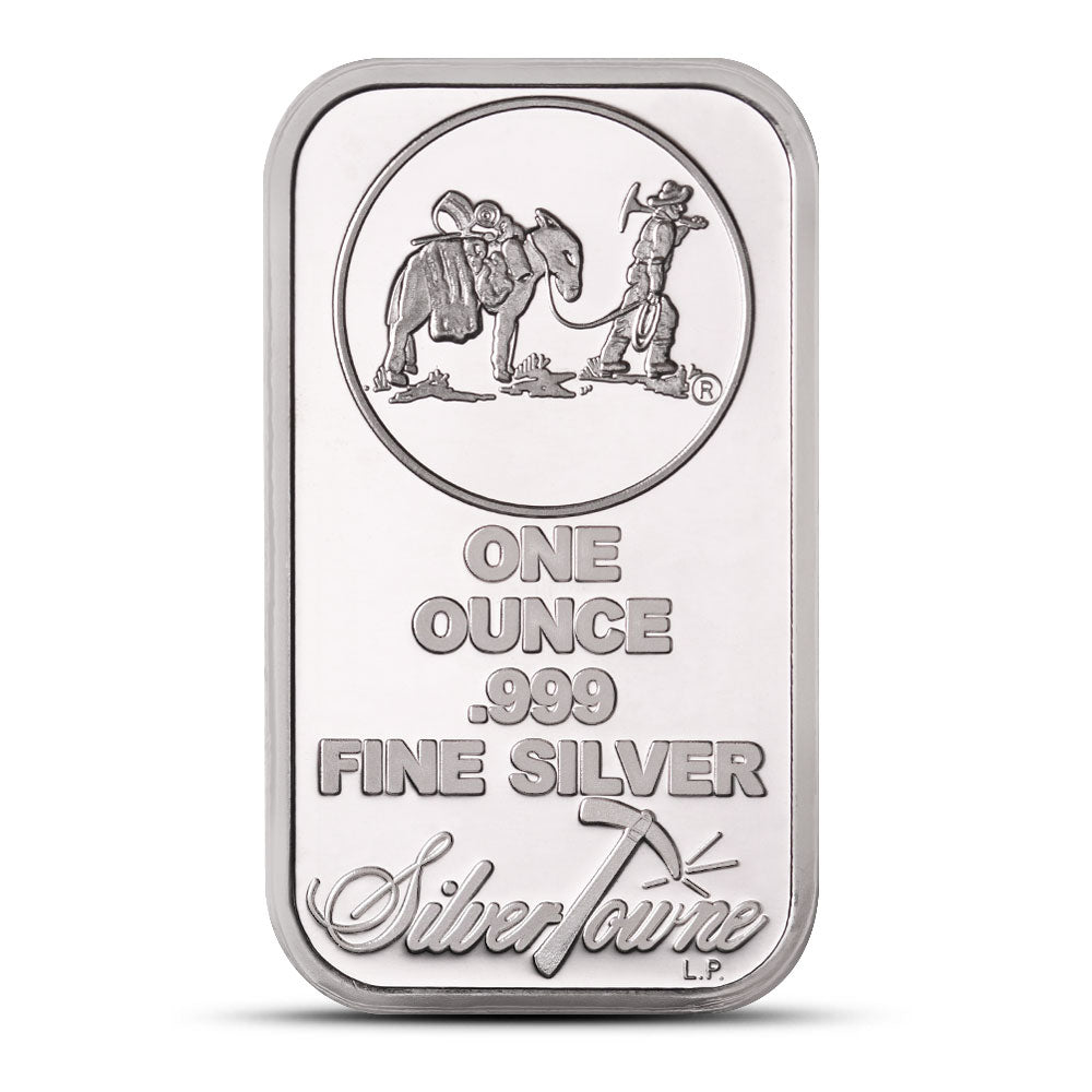1 oz Silver Prospector Bar