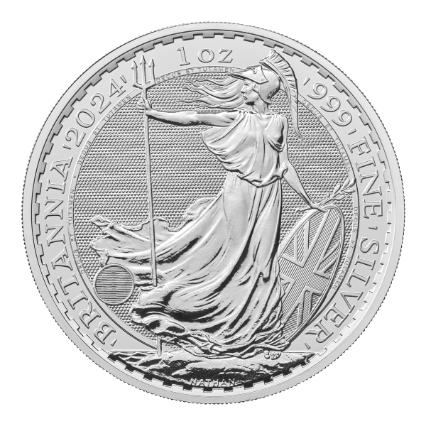 2024 1 OZ GREAT BRITAIN SILVER BRITANNIA COIN