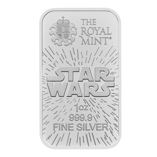 2024 1 OZ SILVER BAR STAR WARS LIGHT SIDE