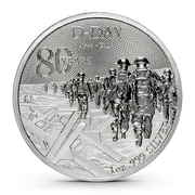 2024 1 OZ SILVER ALDERNEY D-DAY COIN