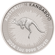 2024 1 OZ AUSTRALIAN SILVER KANGAROO