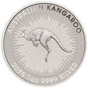 2025 1 OZ AUSTRALIAN SILVER KANGAROO
