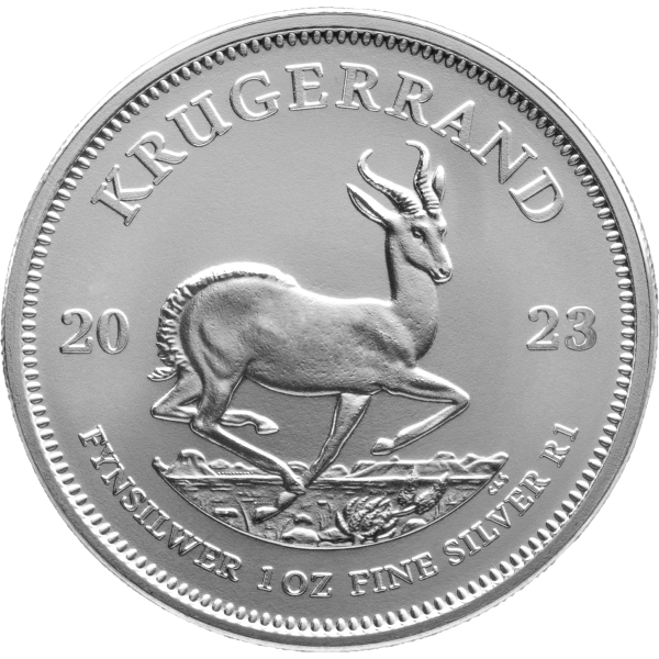 2023 1 OZ SOUTH AFRICAN 999 SILVER KRUGERRAND