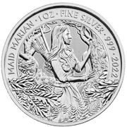 2022 1 OZ SILVER MAID MARIAN