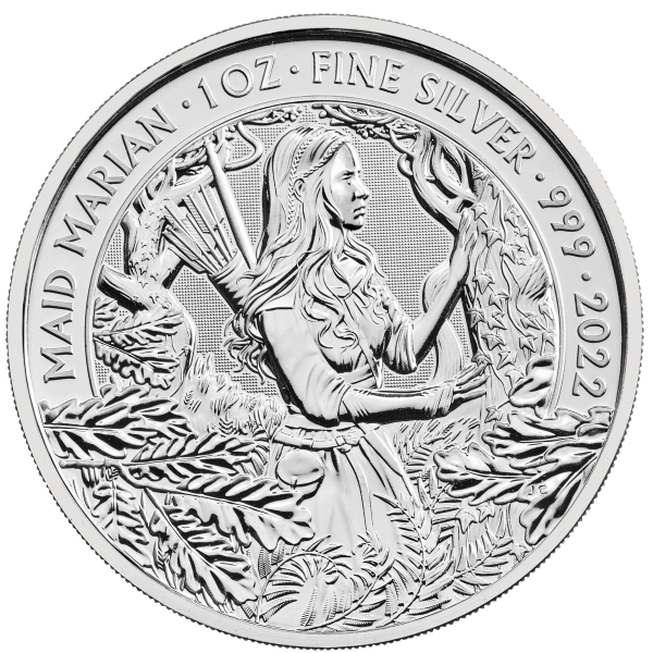 2022 1 OZ SILVER MAID MARIAN
