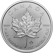 2026 1 OZ CANADIAN SILVER MAPLE LEAF