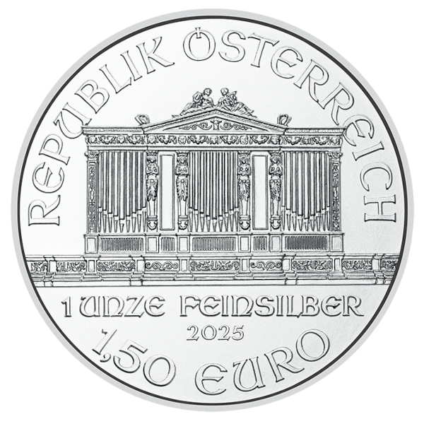 2025 1 OZ AUSTRIAN SILVER PHILHARMONIC