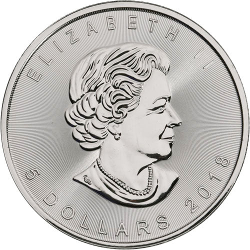 2018 1 OZ CANADIAN SILVER MAPLE LEAF