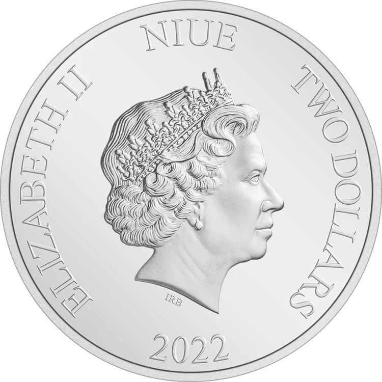 2022 1 oz 999 Silver Hawksbill Turtle Niue Coin by New Zealand Mint
