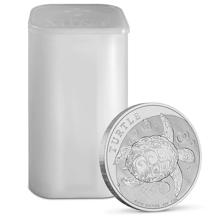 2022 1 oz 999 Silver Hawksbill Turtle Niue Coin by New Zealand Mint