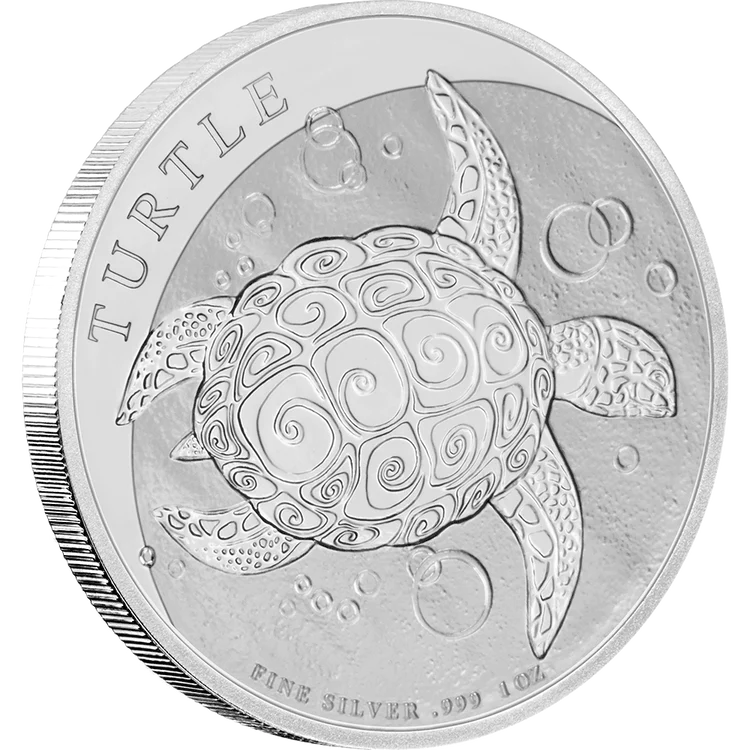 2022 1 oz 999 Silver Hawksbill Turtle Niue Coin by New Zealand Mint