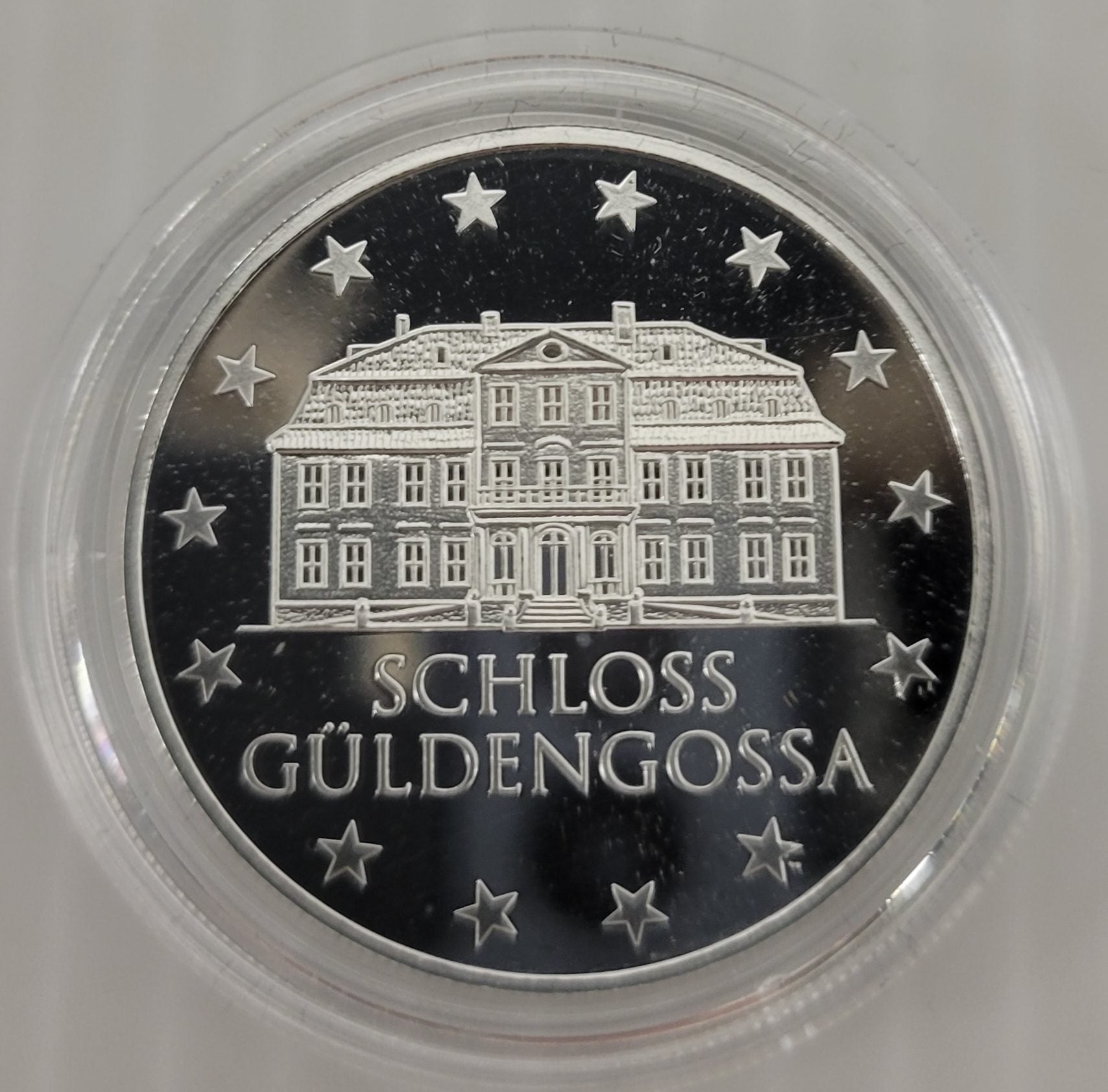 2021 Geiger Edelmetalle Limited Edition 1/2 oz 999 Silver "Geiger Club" Round With Display