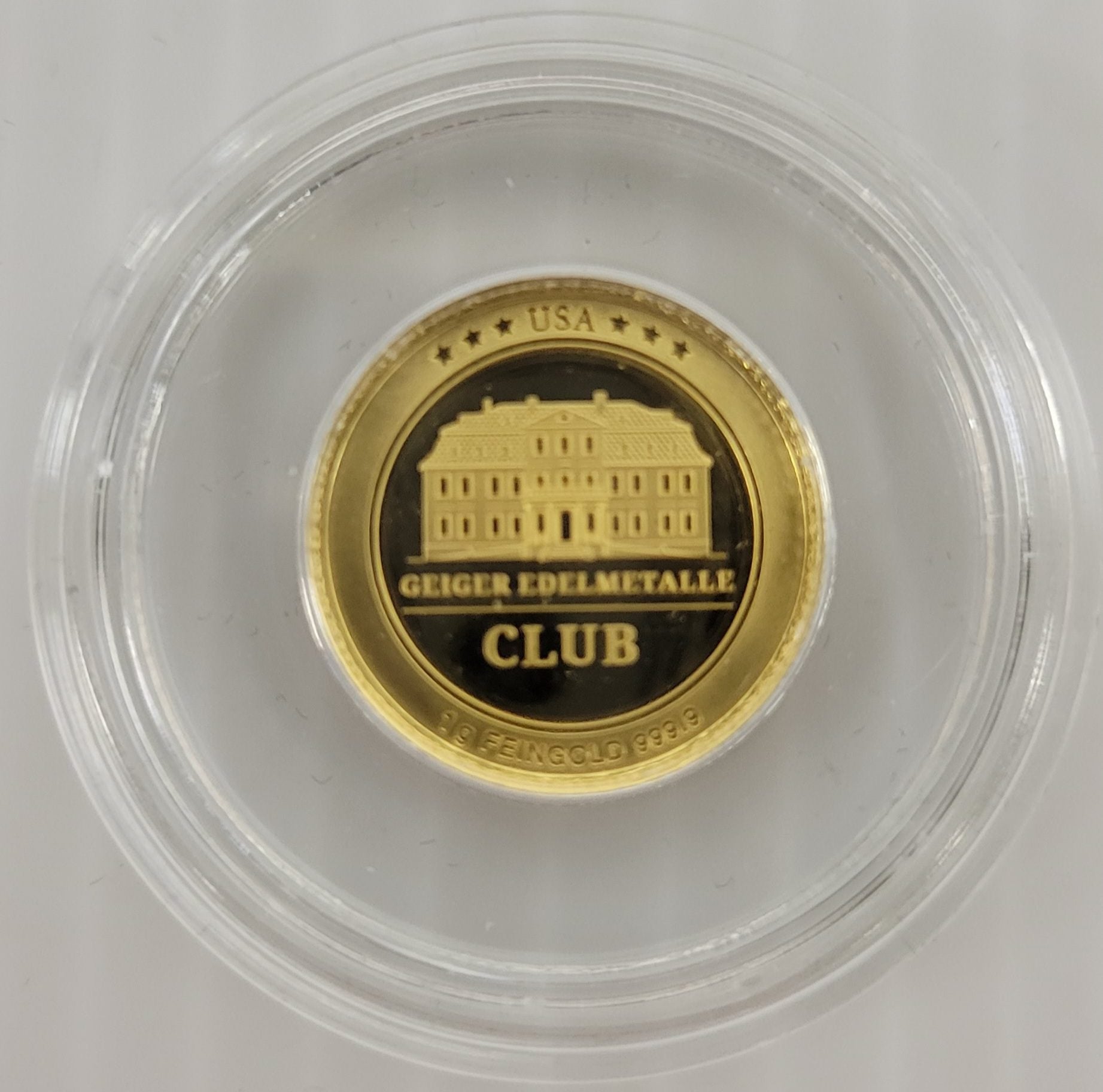 2021 Geiger Edelmetalle Limited Edition "Geiger Club" Round Set 1 g Gold and 1/2 oz Silver