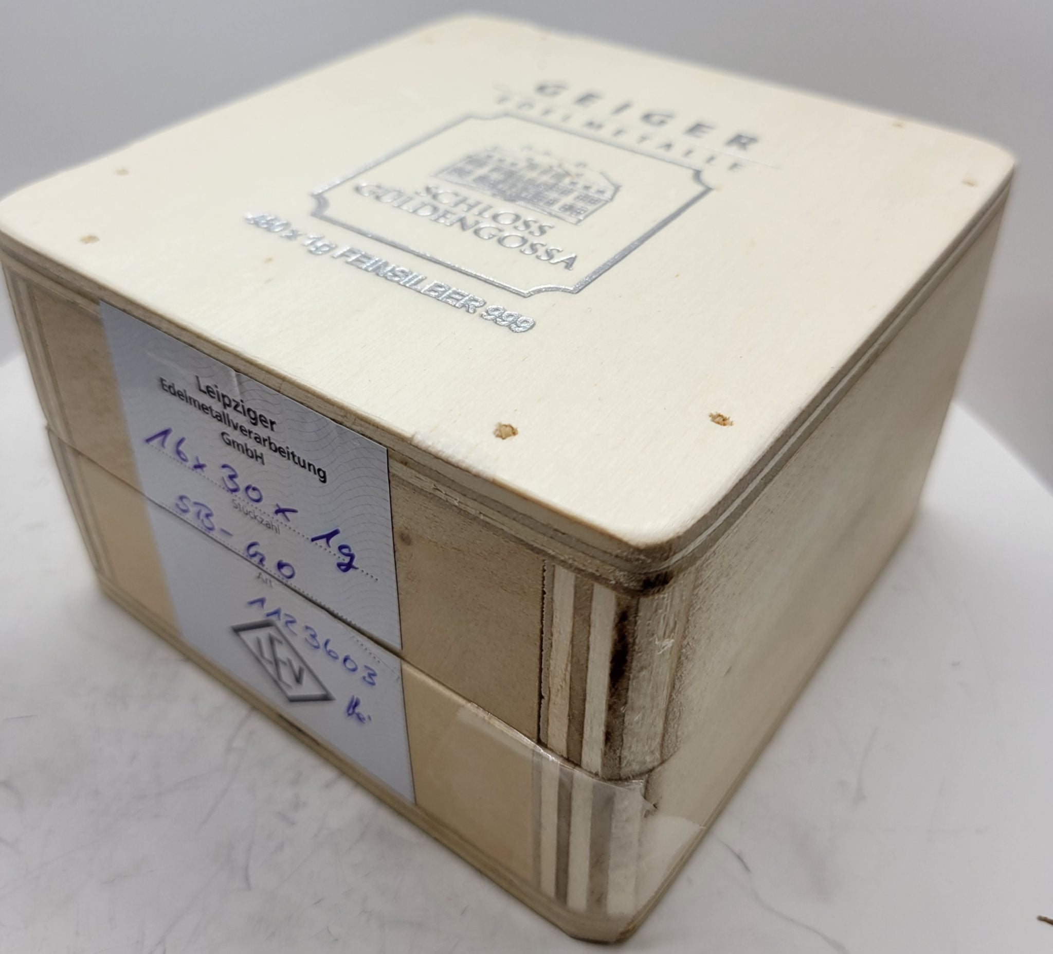 Geiger Edelmetalle Empty Wood Monster Box Case
