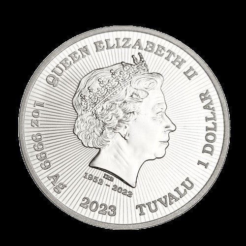2023 1 Oz Tuvalu Defenders of Liberty Silver Coin