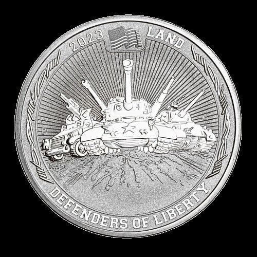 2023 1 Oz Tuvalu Defenders of Liberty Silver Coin