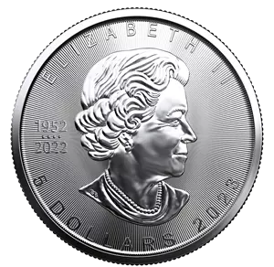 2023 1 oz 9999 Silver Canadian Maple Leaf Coin