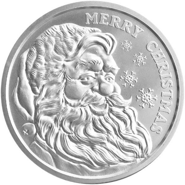 2023 Santa 1 oz Silver 999 Round