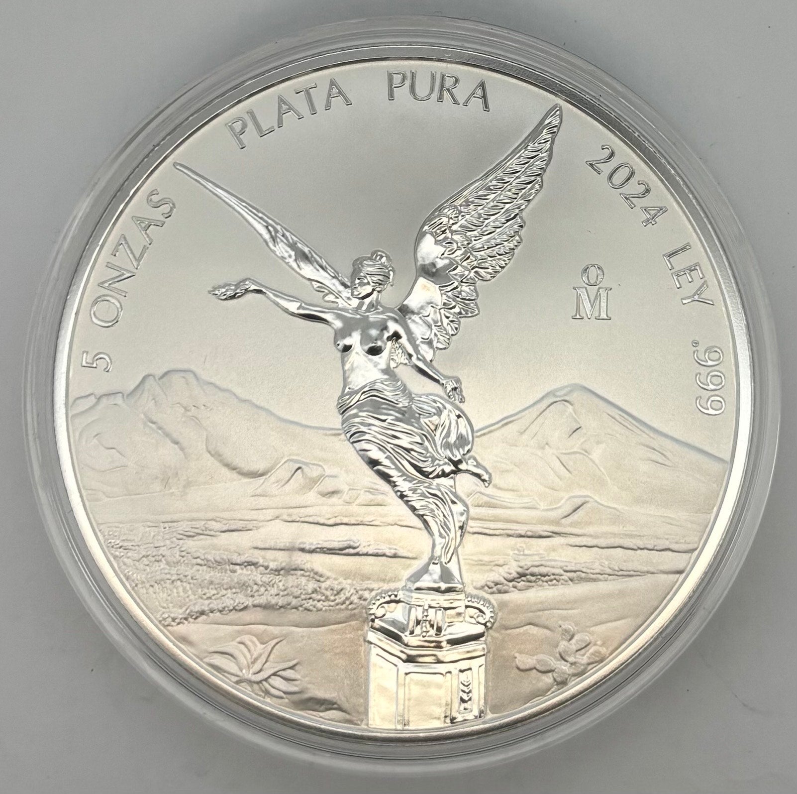 2024 5 OZ MEXICAN SILVER LIBERTAD REVERSE PROOF
