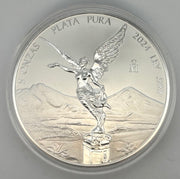 2024 5 OZ MEXICAN SILVER LIBERTAD REVERSE PROOF
