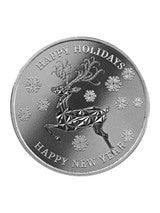 2024 1 OZ 999 SILVER ROUND CHRISTMAS ASAHI MINT